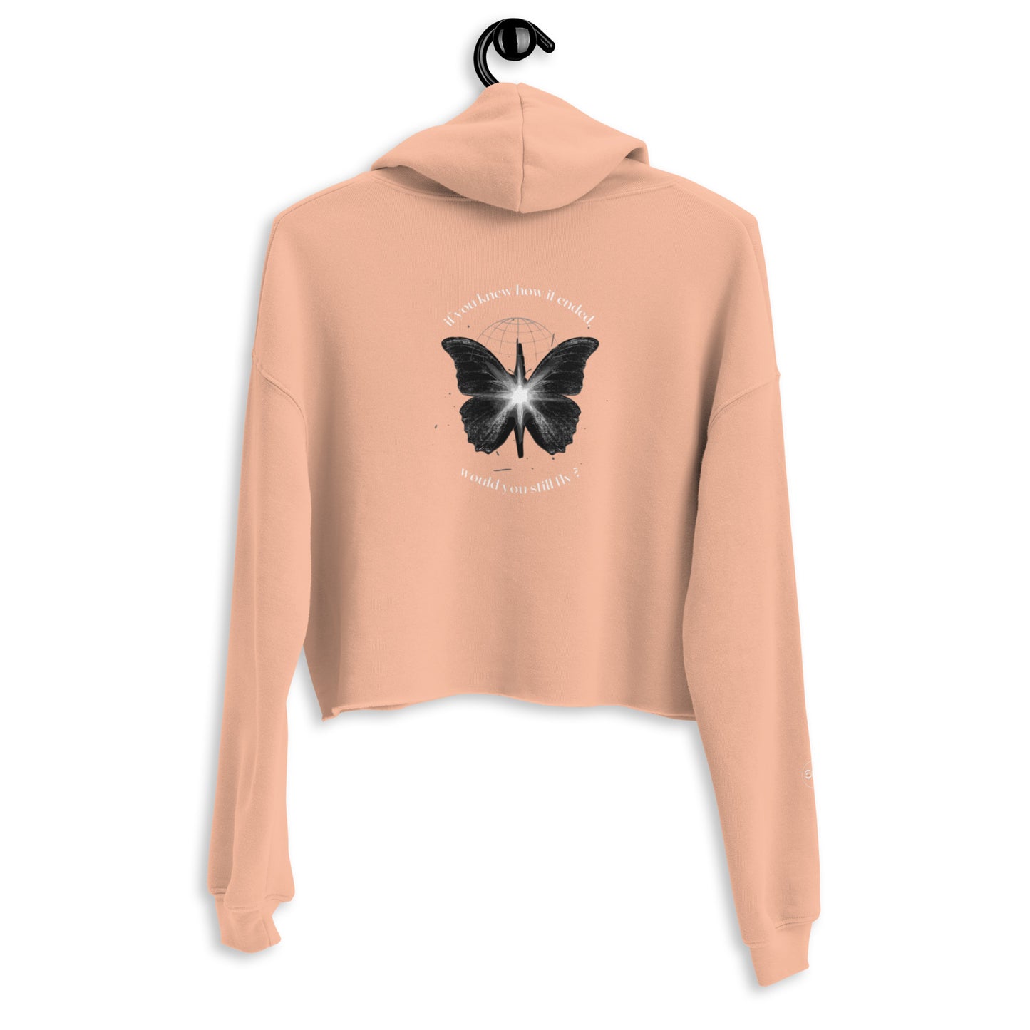 Selfish ButterFly Crop Hoodie